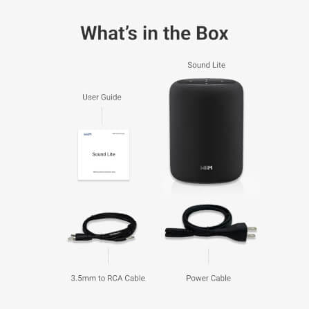 ลำโพงบลูทูธไร้สาย WIIM : SOUND LITE (BLACK)_4